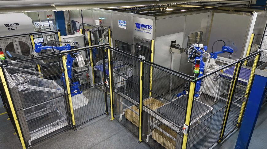 FULLY AUTOMATED MACHINING CENTRES AND PARTS CLEANING WITH YASKAWA ROBOTS